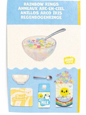 MGA Mini-Verse *Make It Mini Cafe Series 1* Rainbow Rings READ